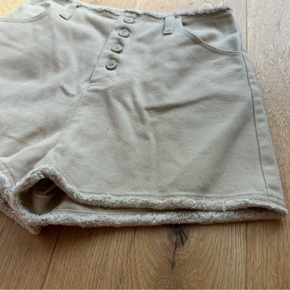 NWT OAK + FORT TAN BUTTON FRONT  SHORTS - 25 - Picture 8 of 13